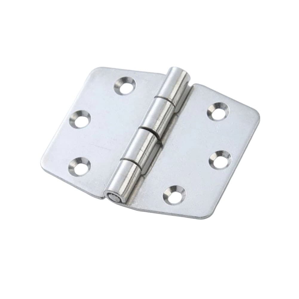Stainless Steel Hinge 60x74x2mm Low Wobble Design for Quiet Door Movement
