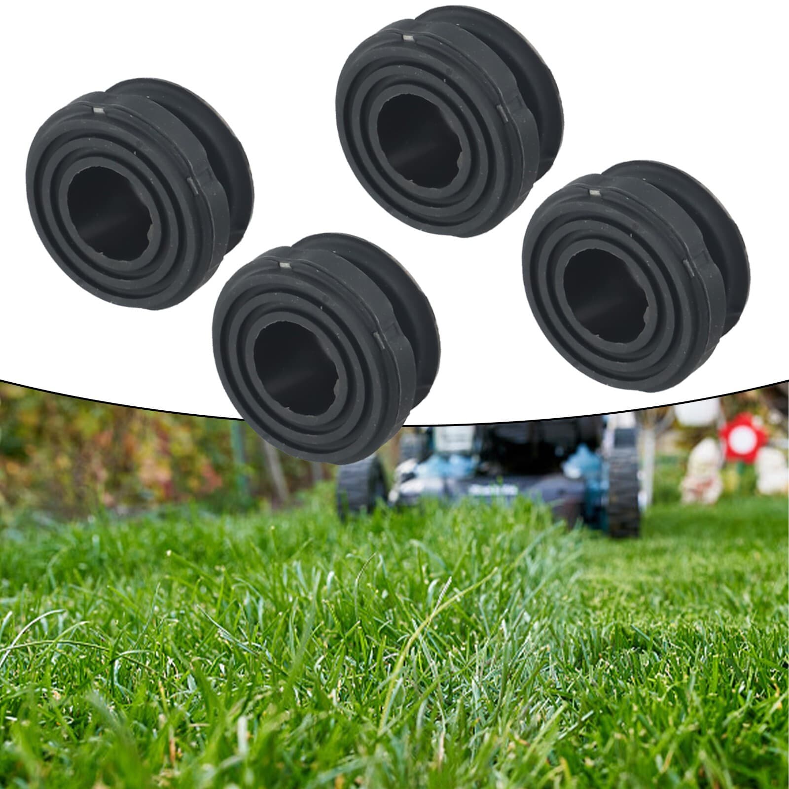 Useful Rubber Foot Generator 4 Pcs 43mm / 1.7in Black High Quality Kit
