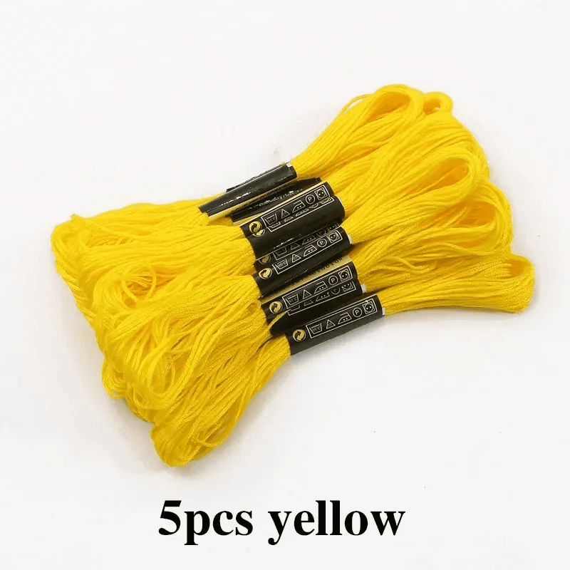 Embroidery Thread Cotton Sewing Skeins Cross Stitch Floss DIY Bracelet Craft