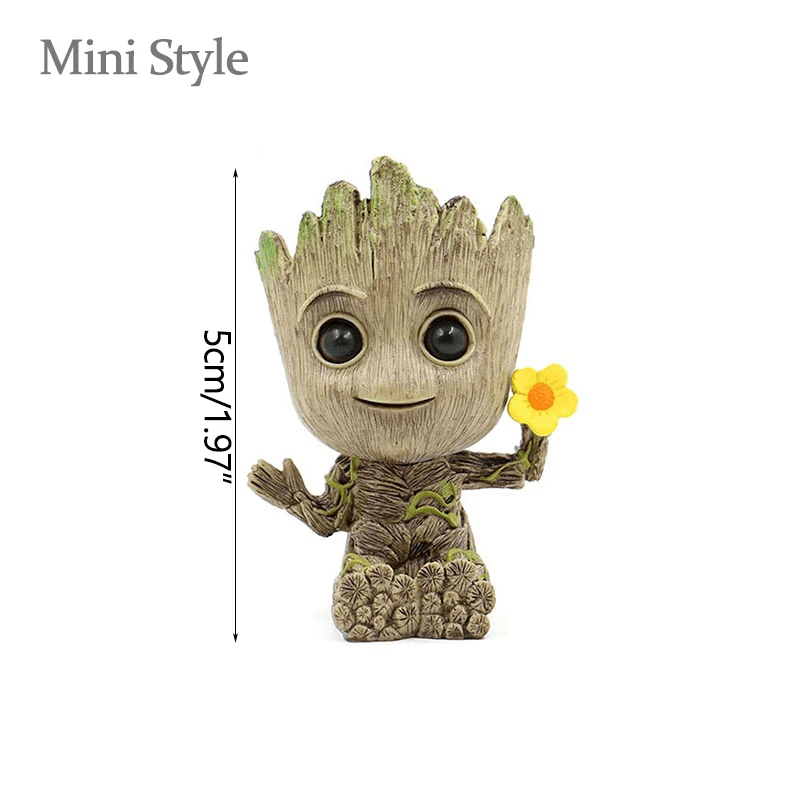 Sitting Anime Figure Hero Doll Home Decoration Mini Figurine Car Interior Miniat