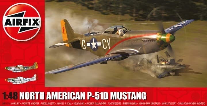 Airfix A05131A 1:48th scale North American P-51D Mustang