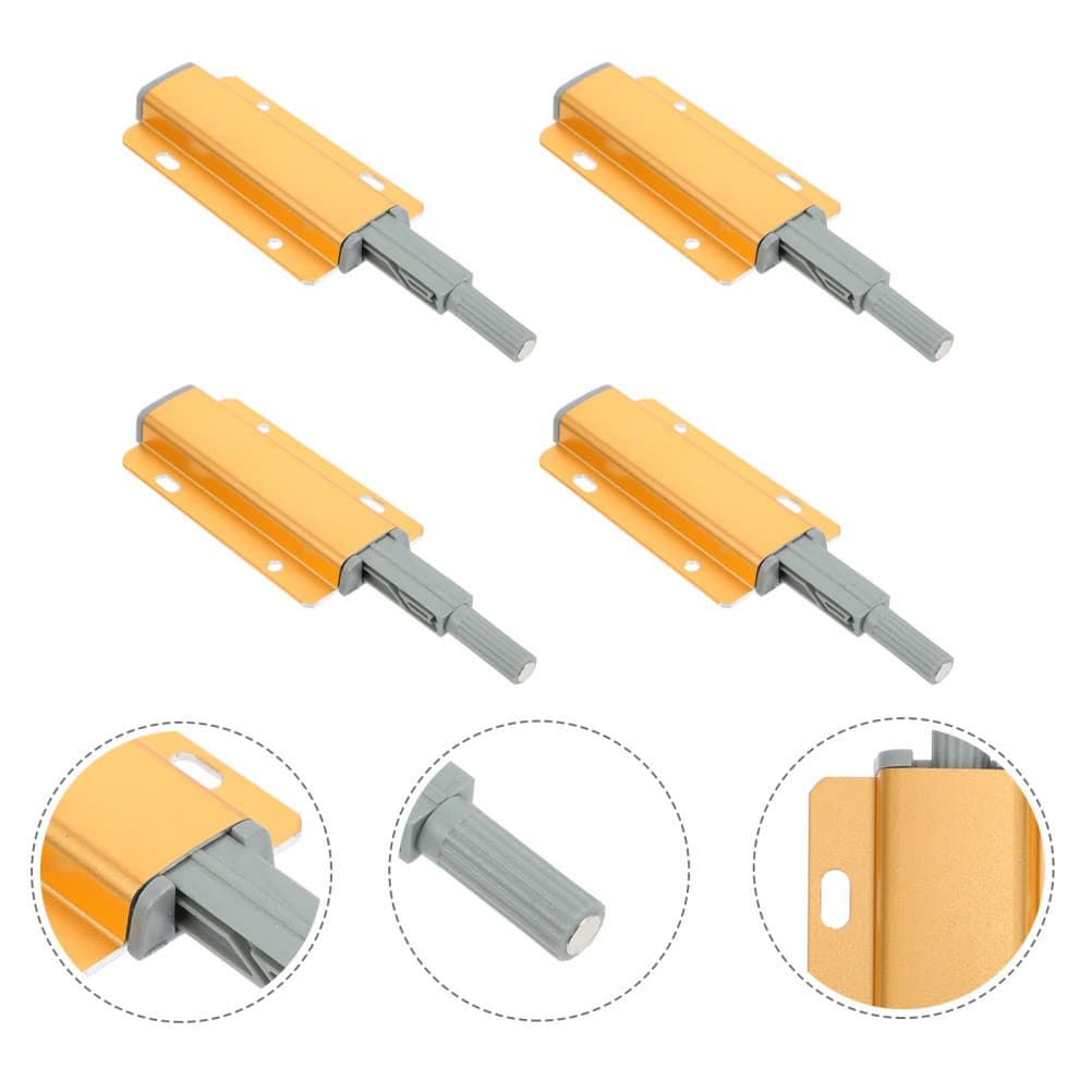 4 Pcs Cabinet Door Magnetic Suction Rebounding Devices for Furniture