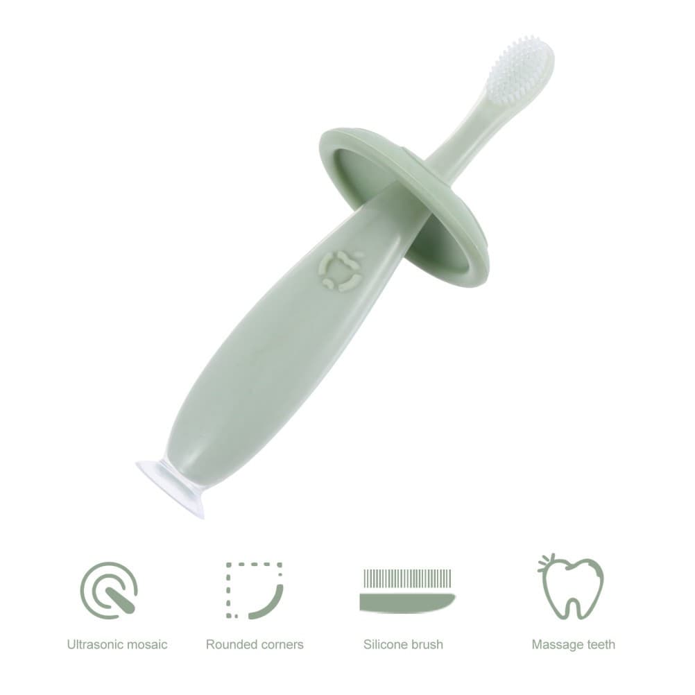1 Set Baby Toothbrush Lovely Oral Care Tooth Brush Toothbrush with Fine Fur