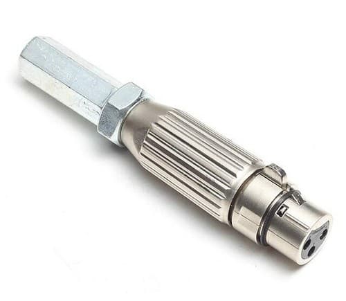 Multi Attachments Bendable Spring Suction Vac-u-lock  3XLR Connector Extension