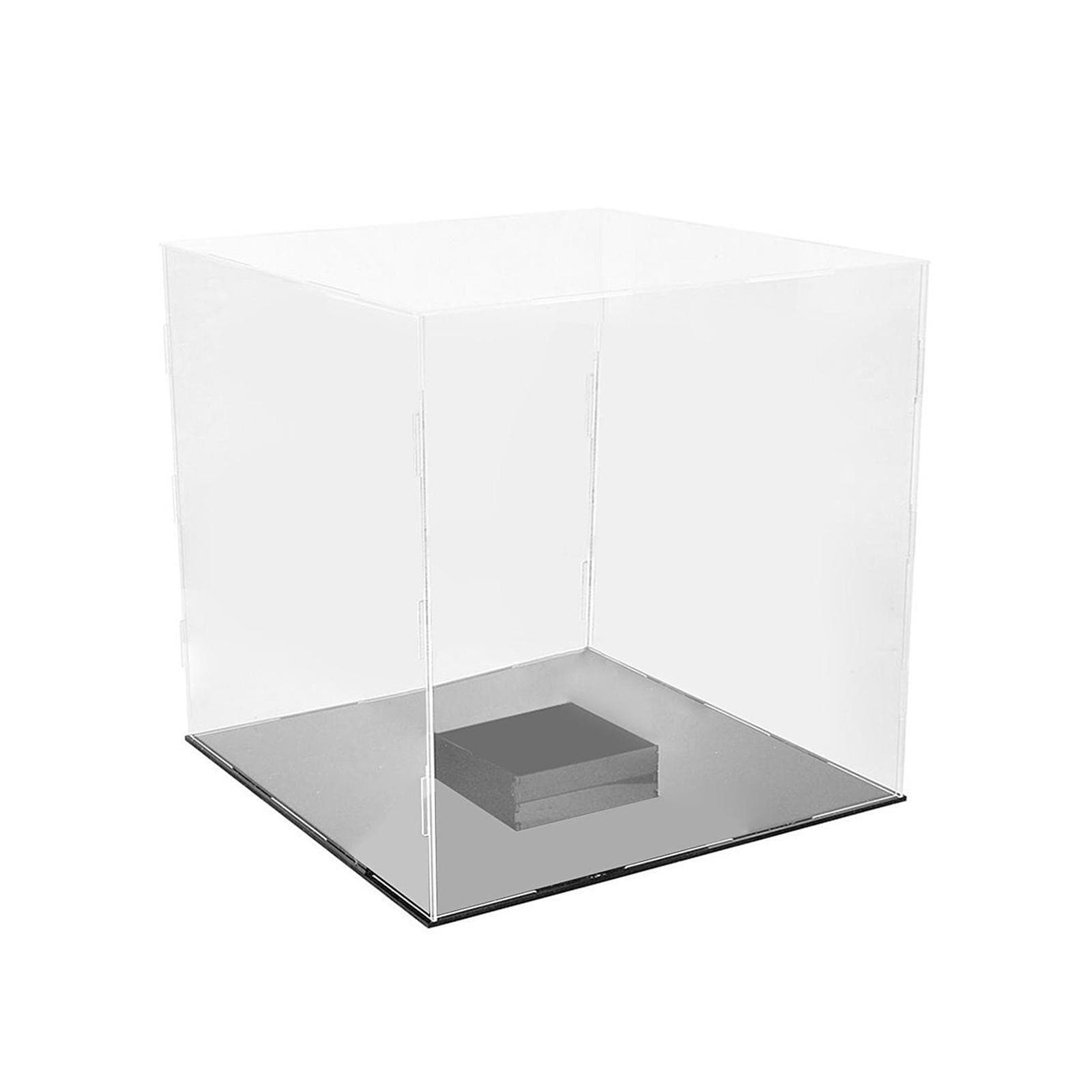 Basketball Collection Display Box Storage Cube Squares Clear Assemble Countertop