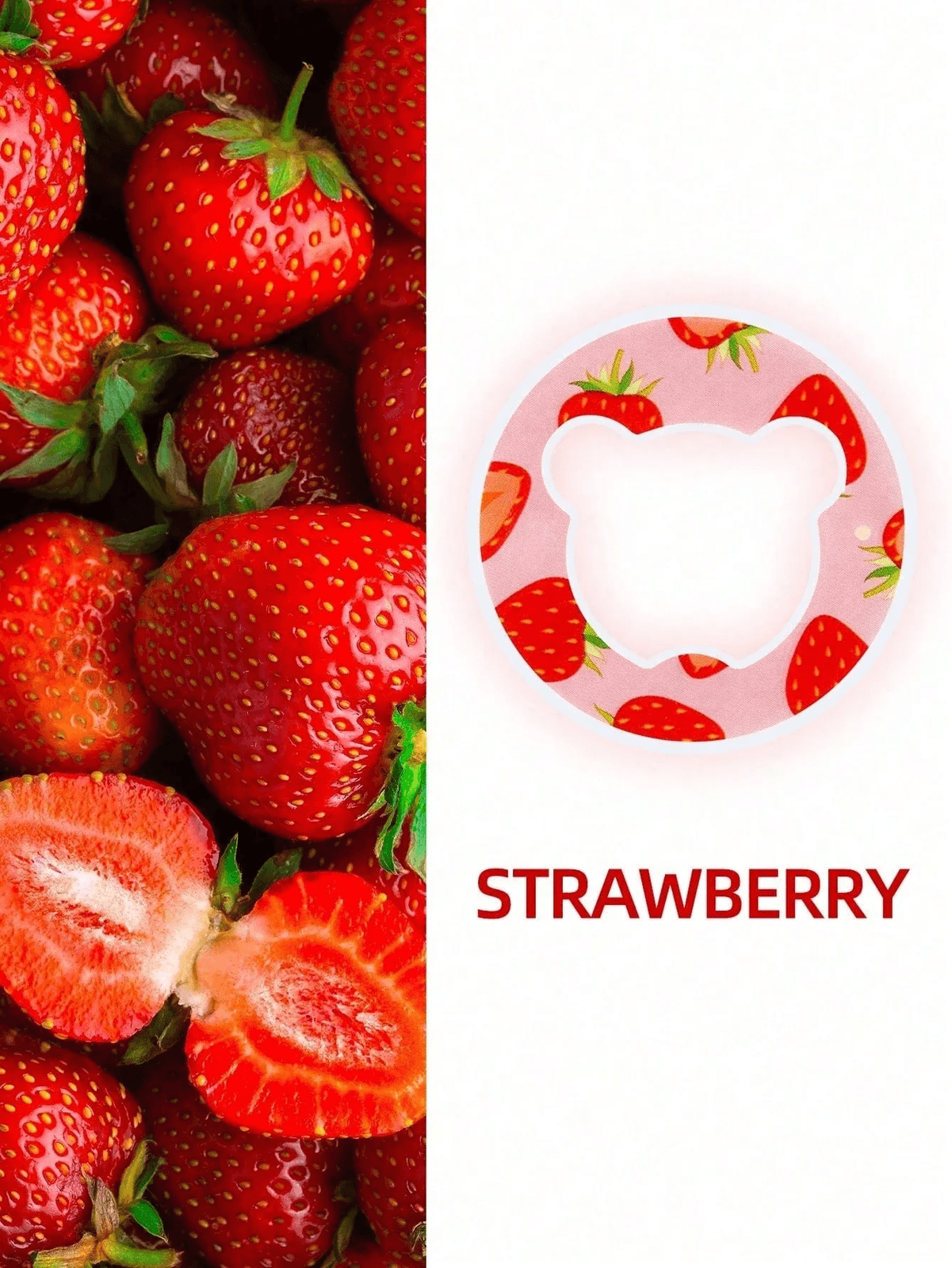 1Pc Multi Flavour Fruit Flavour Rings for Water Cups| Little Bear Shape Flavour