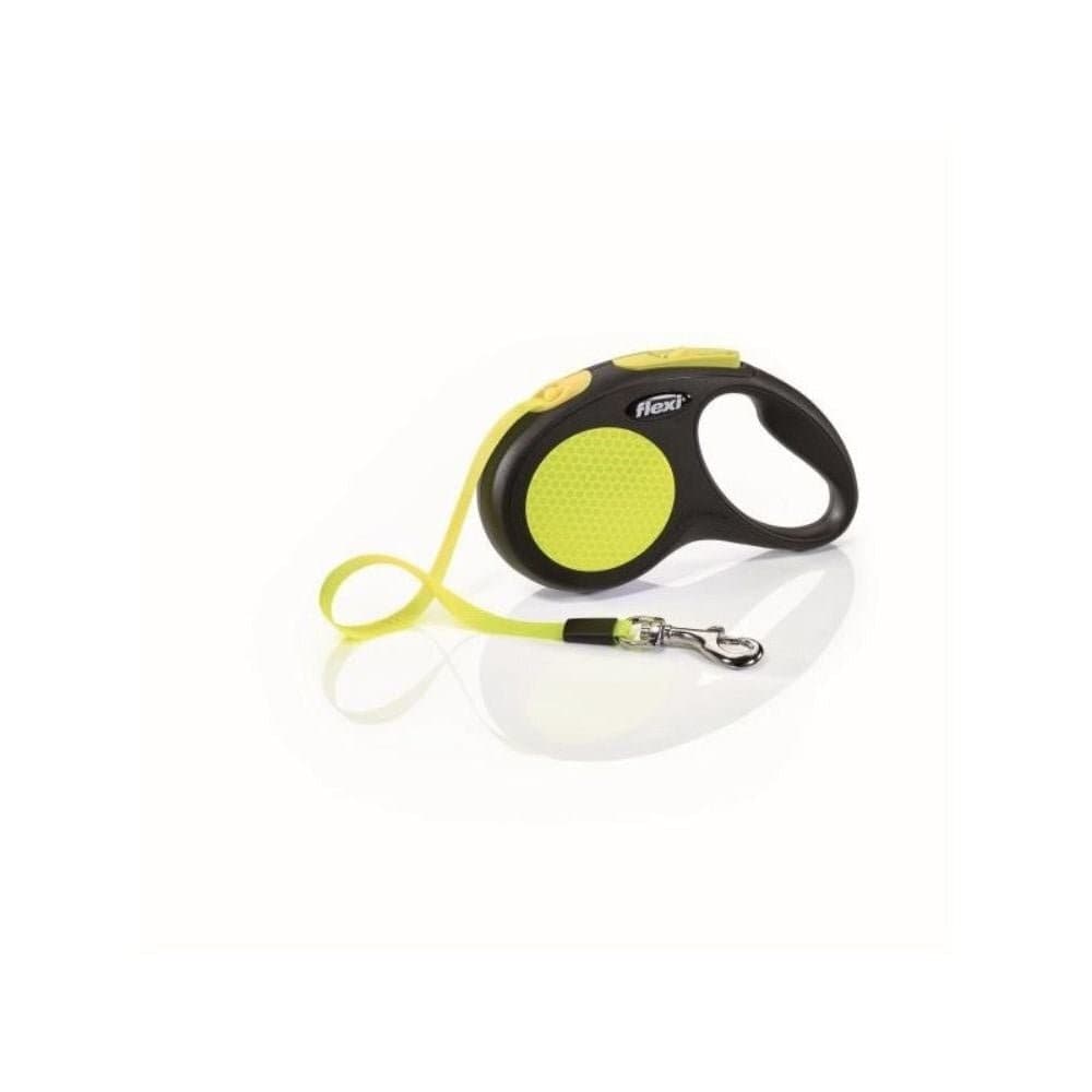 Flexi Neon Small 5m Dog Lead - Yellow