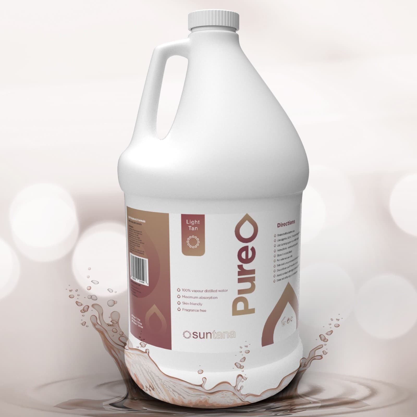 Suntana Spray Tan - Pure Tan - Light 4000ml Trade size (4 litre)