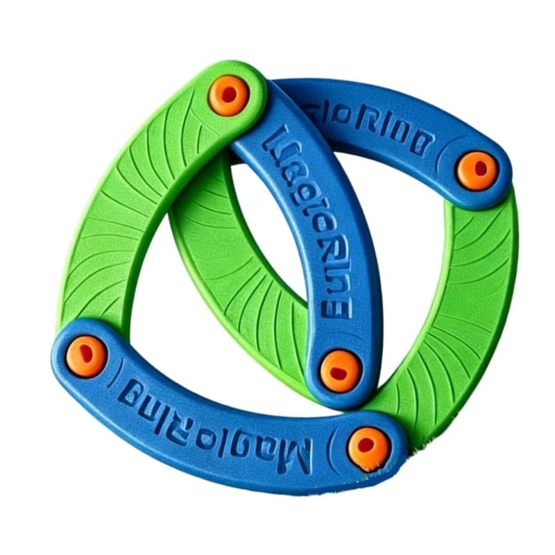 Portable Soft Folding Boomerangs Light Weight Flying Rings Sports Toy Enduring