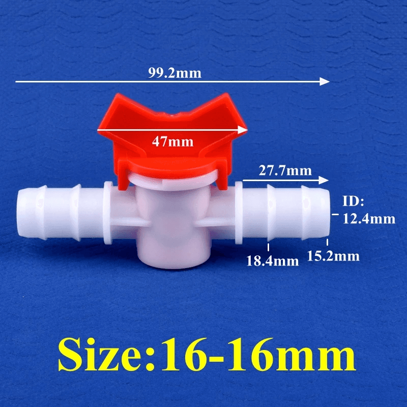 1~50Pcs 4~25Mm POM Ball Valve Drip Irrigation System Hose Pagoda Joint Aquarium