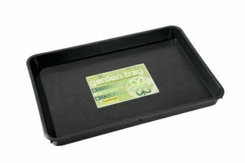 Pack of 5 - Garland Standard Garden Tray - Black - 9 Litre