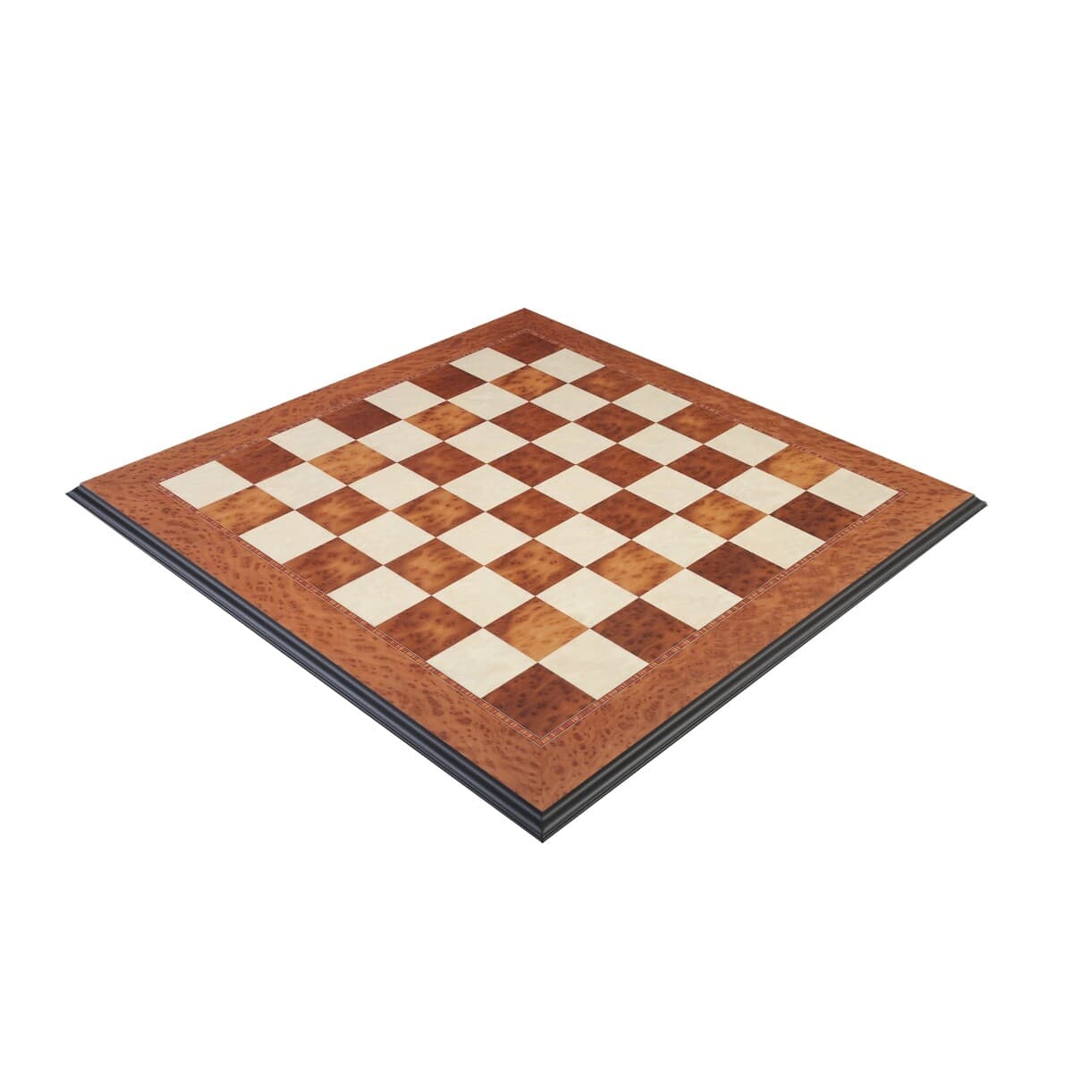 Elm Burl Superior Traditional Chess Board - 2.75\"