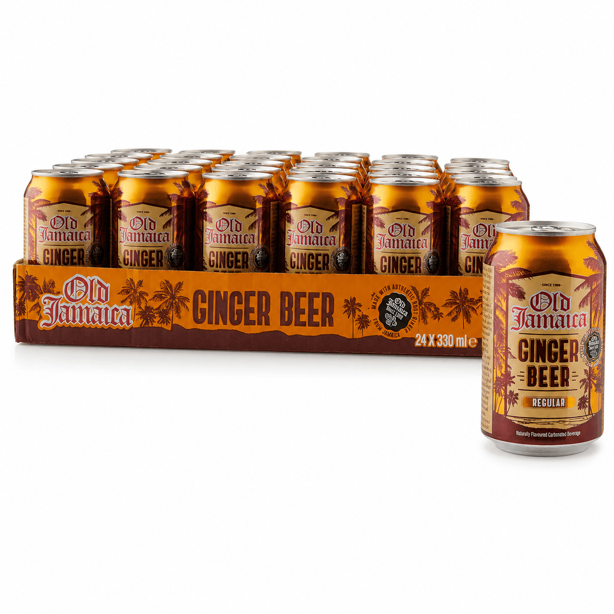 Old Jamaica Ginger Beer Soft Drink 24×330ml