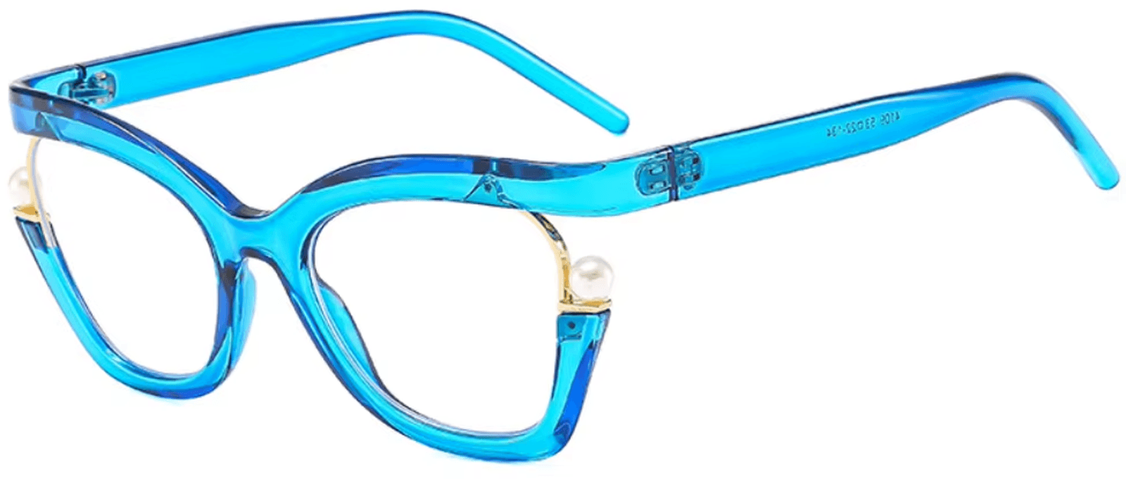 Anti Blue Light Pearl Cat Eye Reading Glasses Women High Quality Purple Vintage
