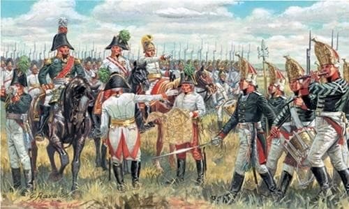 1:72 Italeri Austrian Russian All.Gen.Staff Kit IT6037 Model