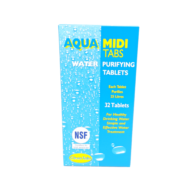 Aqua Clean Water Purification Tablets - 32 Pack