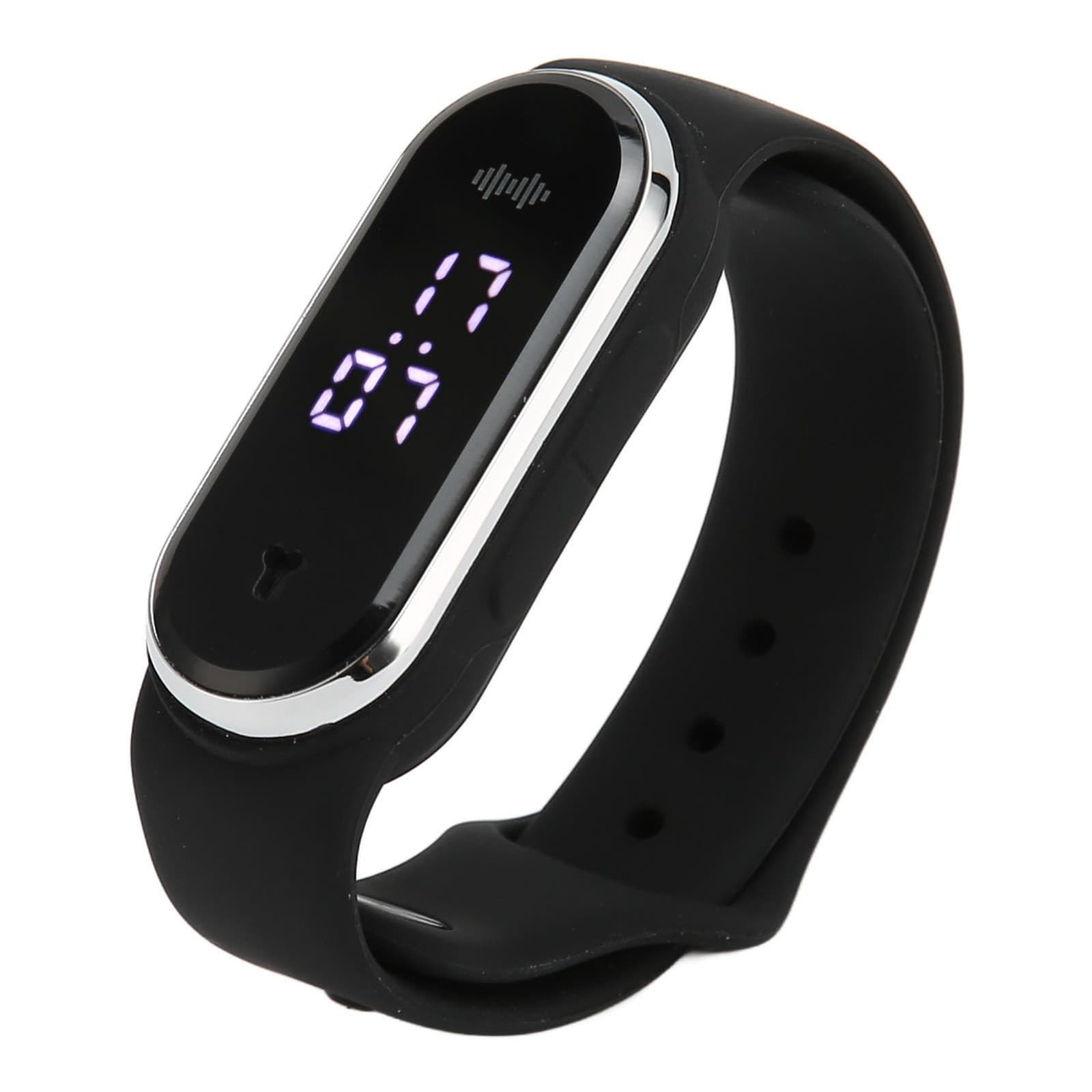 Black Black Ultrasonic Mosquito Repellent Watch LED Static Electricity Remo SG view 2