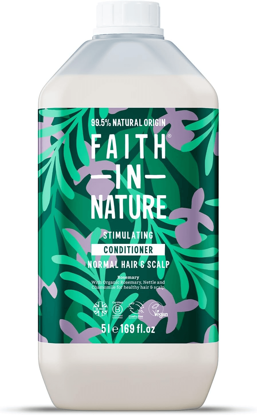 Faith in Nature Natural Rosemary Conditioner| Stimulating for Normal Hair and Scal