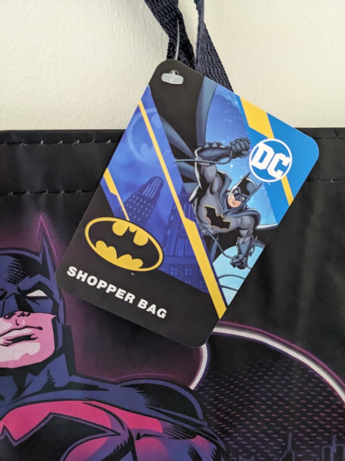DC Comics Tote Bag BATMAN DC Reusable Shopping Bag LICENSED NEW view 2
