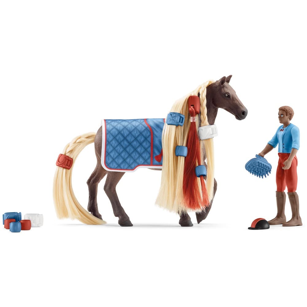 Schleich Horse Club Leo and Rocky Figure Set Sofia's Beauties Collection Age 4+ view 2