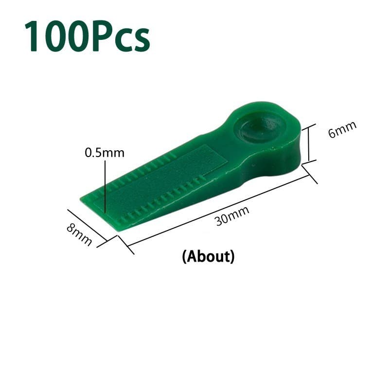 Convenient Reusable Positioning Clips for Accurate and Efficient Tiling