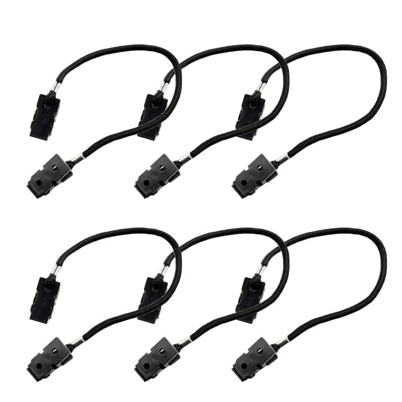 6x Outdoor Wind Coiled Cord Rope Strap Hat Clip Cap Retainer Fishing Cap Keeper