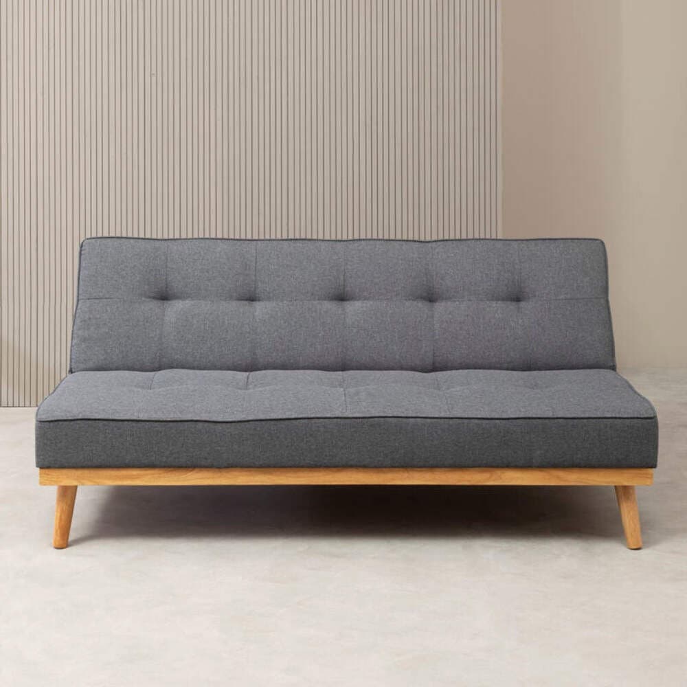 3 Seater Grey Sofa Bed| Stockholm