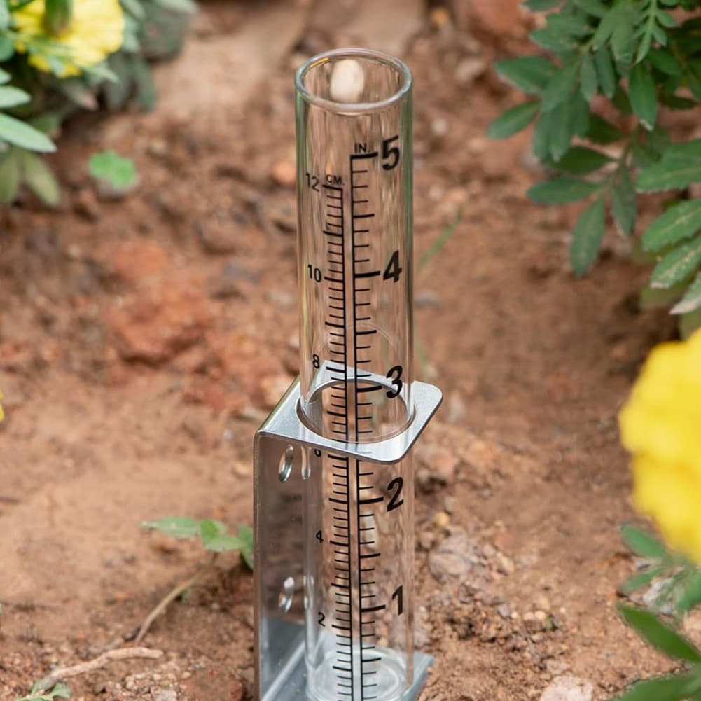 5 Inch Capacity Rain  Outdoor with Tube,2 in 1 Stainless Steel Holder -6710 view 2