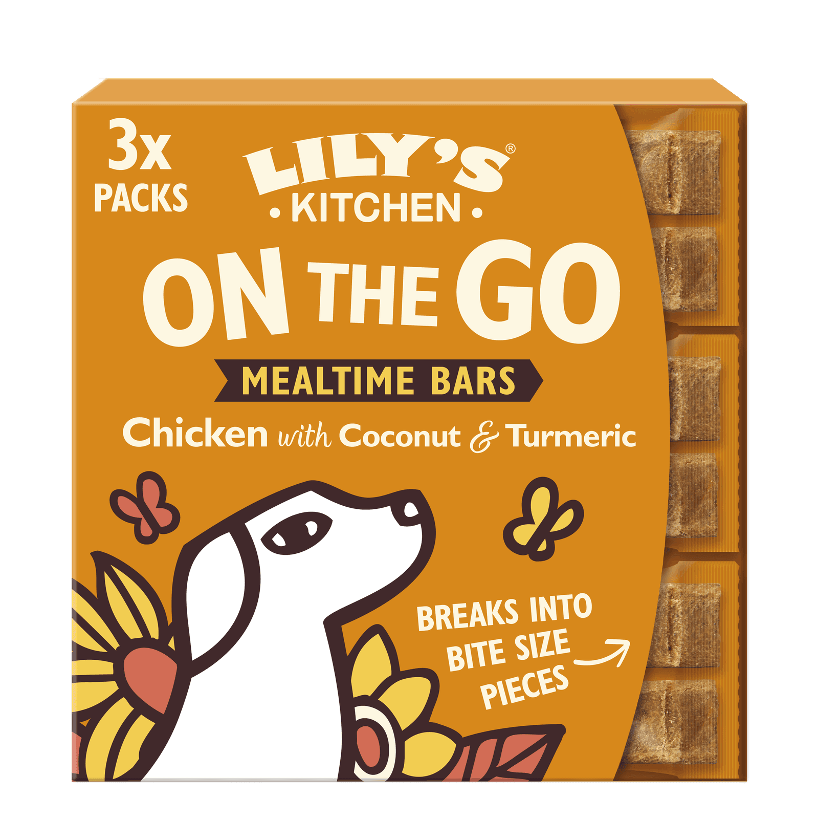 Lily's Kitchen On The Go Bars Chicken Dog Treats - 3 Pack