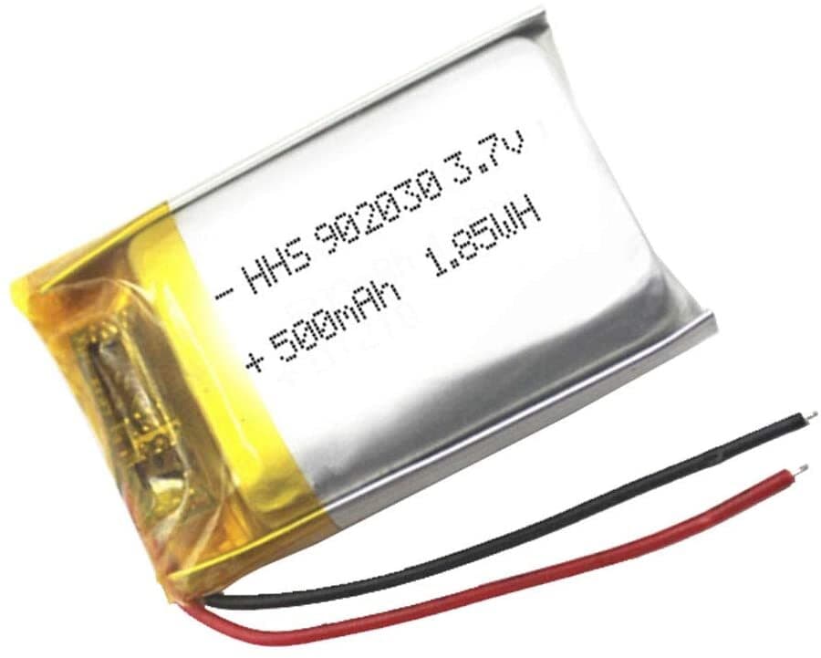 High-Quality 3.7V 500mAh LiPo Battery for MP3 and Headphones