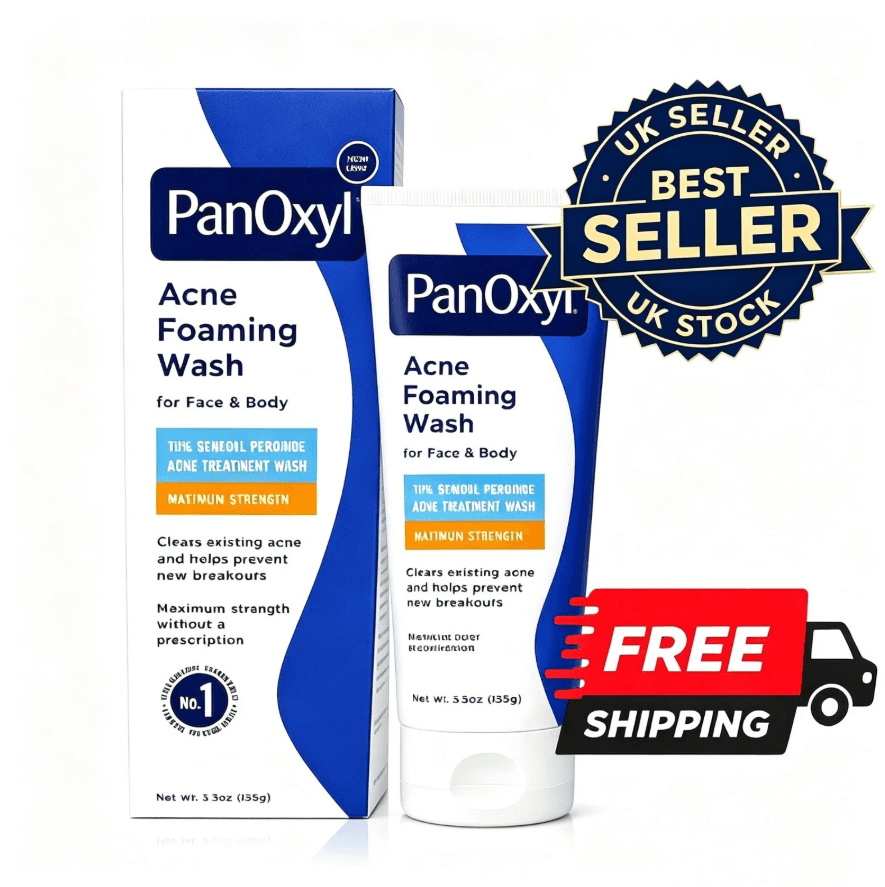 PanOxyl Acne Foaming Wash 10% 156g | Face and Body Acne Treatment