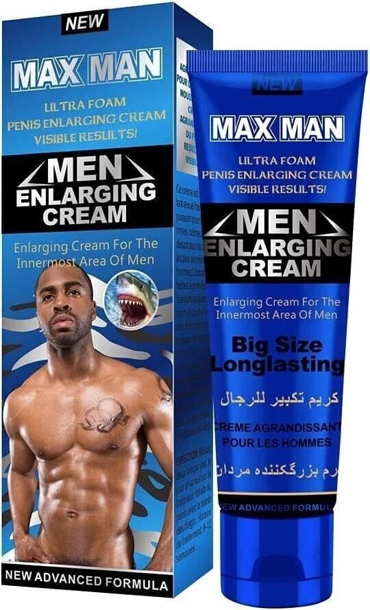 MAX MAN Liltra Foam MEN Enlarging Cream 50ml – Enhance Size and Long Last