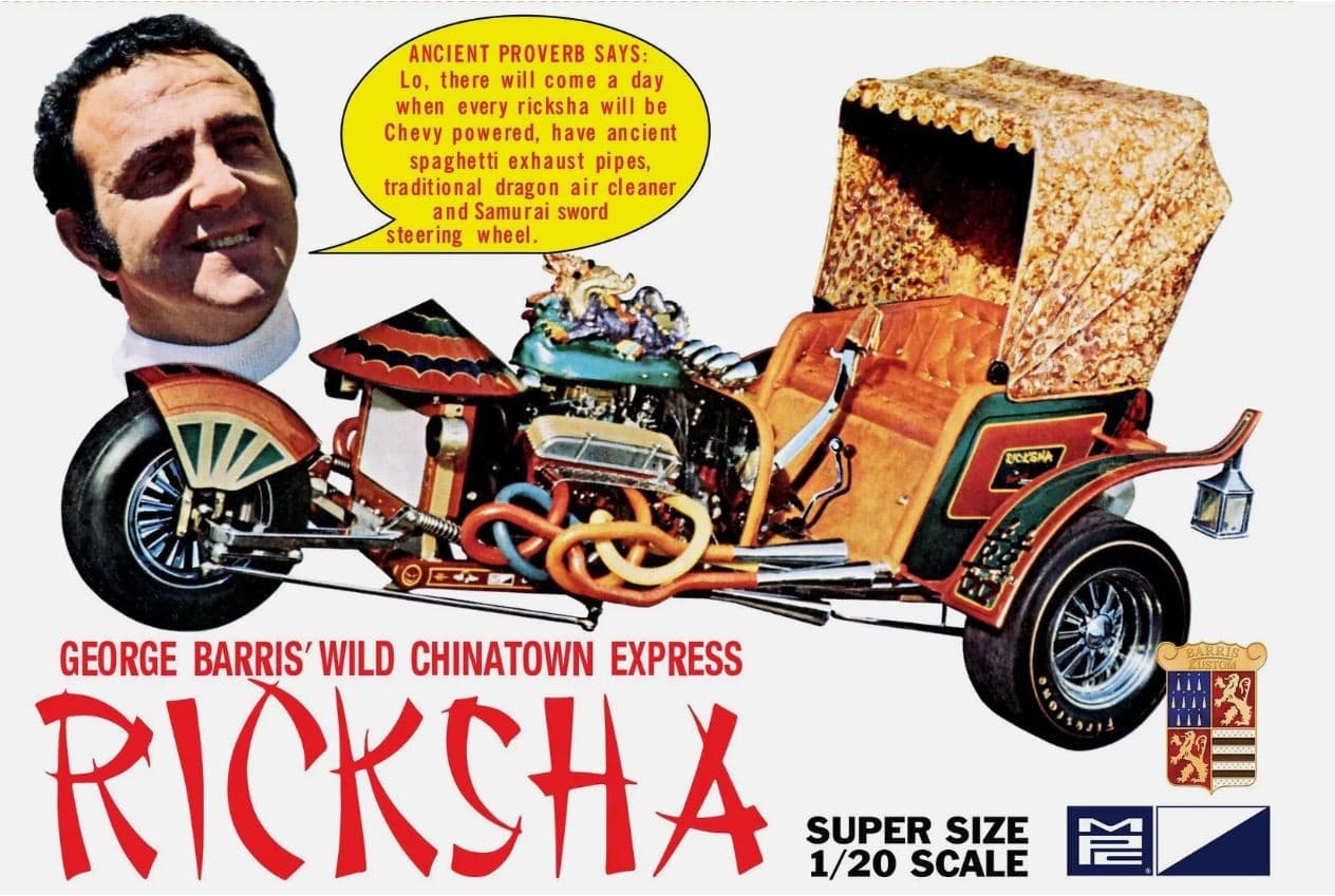 MPC| Rickshaw - George Barris to assemble and paint| 1/25| MPC965/12