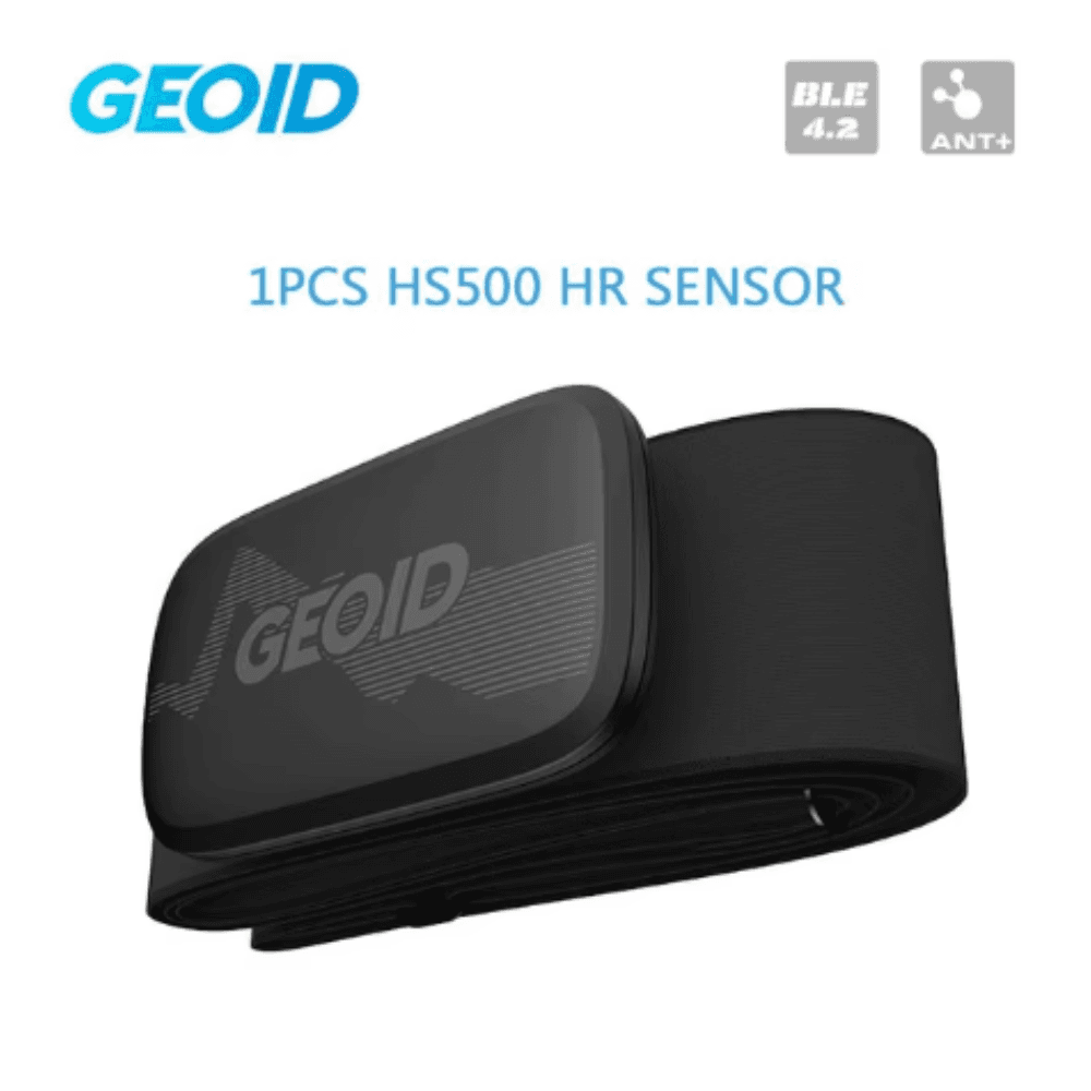 GEOID HS500 Heart Rate Monitor Bluetooth Sensor Chest Strap LED Light Tracking