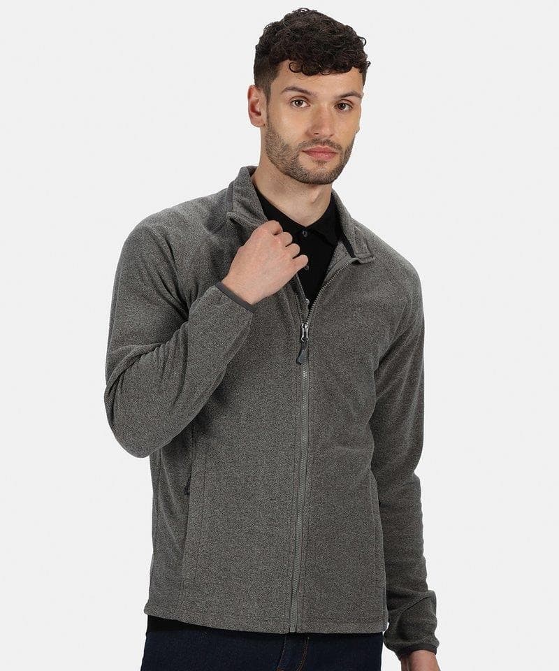 Regatta Micro Fleece Jacket Full Zip Warm Lightweight Grey Small