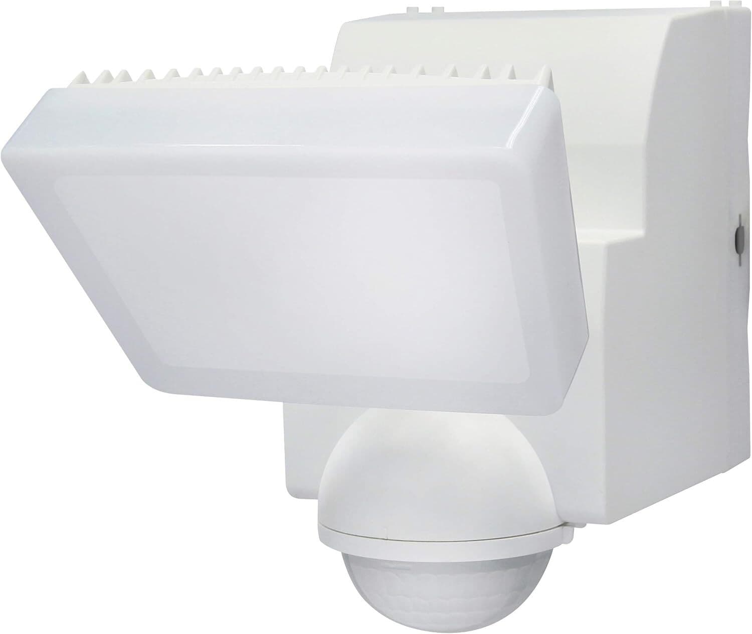 White IQ PIR Battery Operated Security Light - Outdoor Security Wall Light - PIR