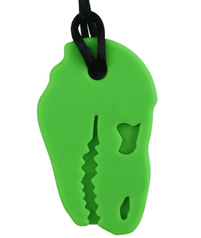 T-Rex Head Sensory Chew Necklace – Silicone Chewelry BPA Free