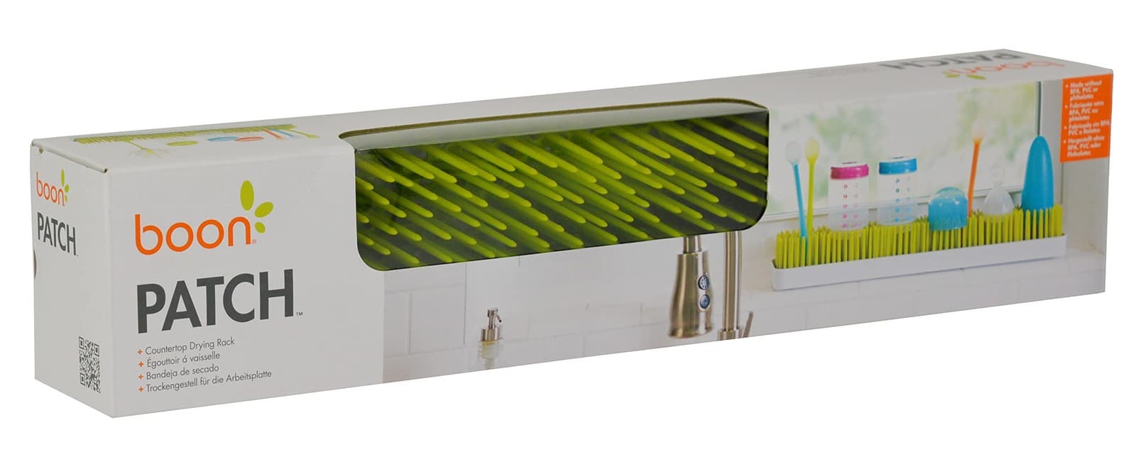 TOMY Boon PATCH Countertop Drying Rack for Baby Bottles and Accessories | Stylis view 2