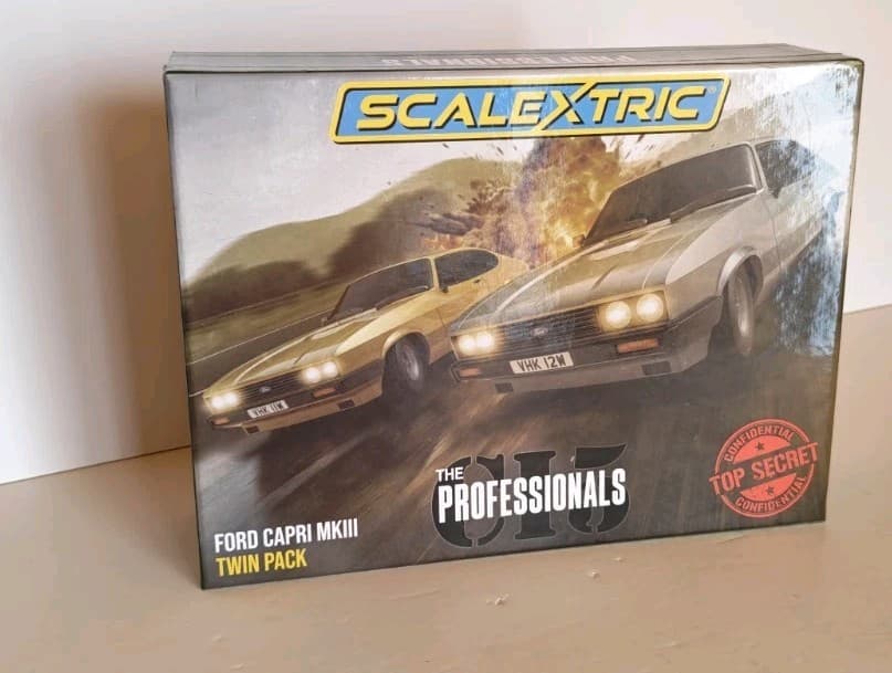 New Boxed C4642 Scalextric 1:32nd Scale \"The Professionals\" Twin Model Set