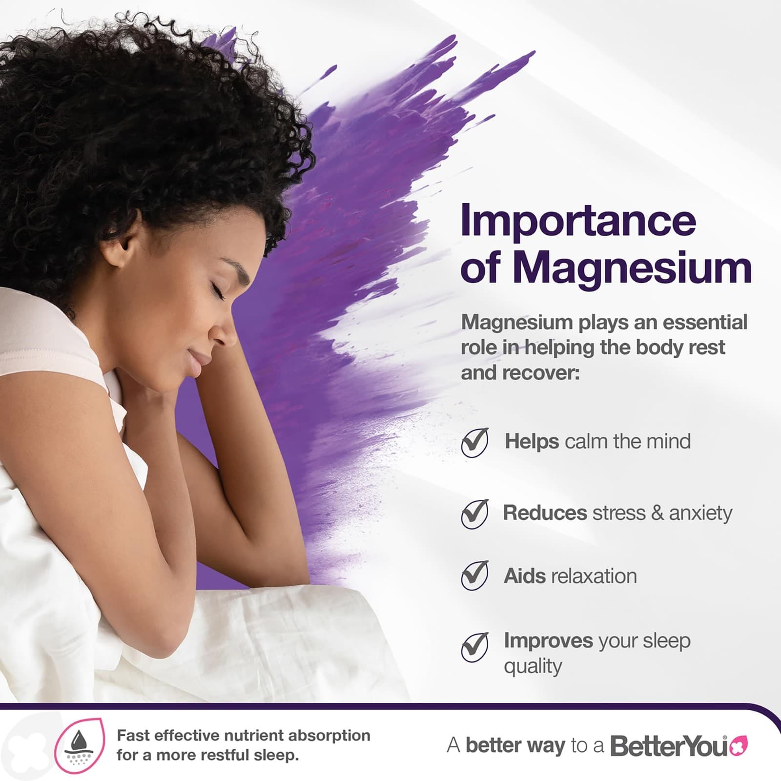 BetterYou Magnesium Sleep Body Spray Made with Zechstein Magnesium Chloride and view 2