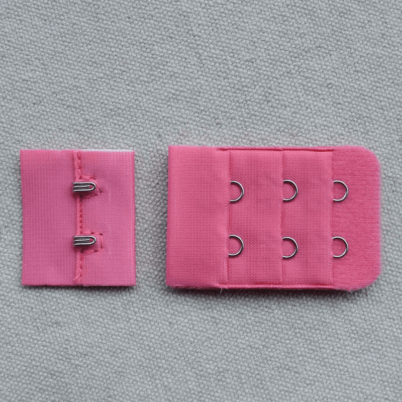 2 Hook Bra Extender 32mm Bra Hook and Eye Strap Extension Fastener for Women