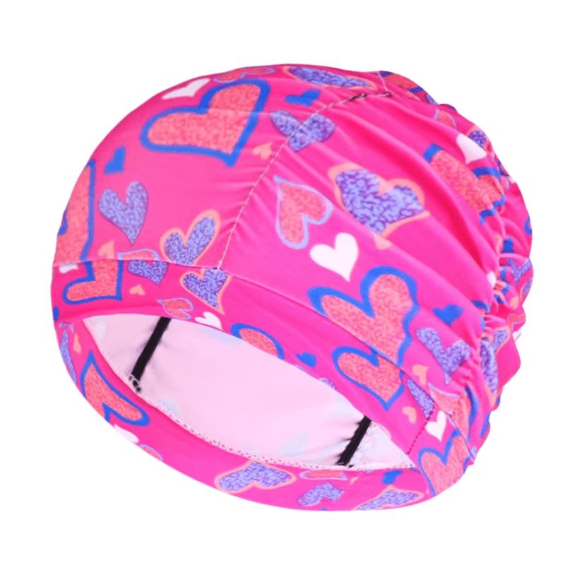 Swimming Hat Women Unisex Girls Long Hair Bathing Cap Swimming Cap Stretch Drape
