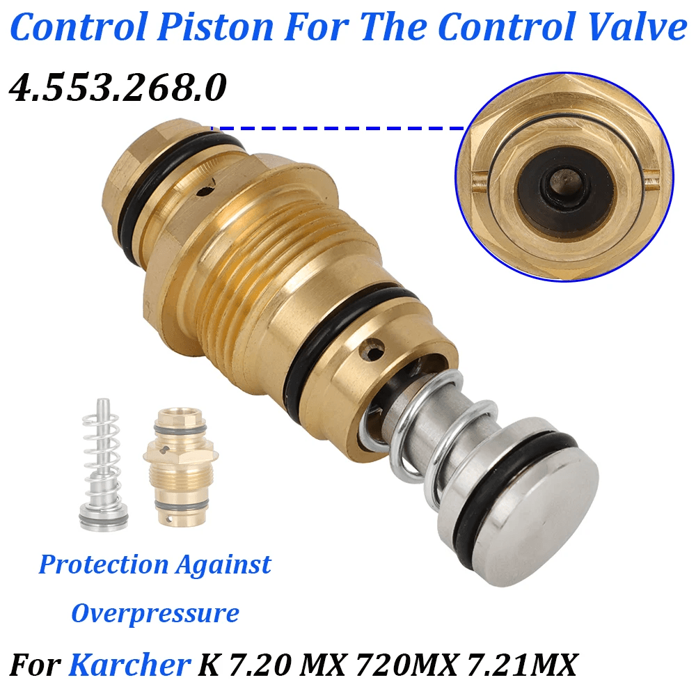 1 Pc Control Piston Replacement for the Control Valve Karcher K 7.20 MX 720MX 7.