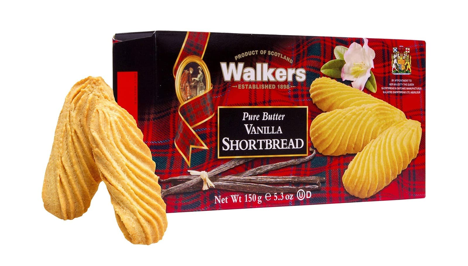 Walkers Shortbread Vanilla Shortbread| 5.3 Ounce Box