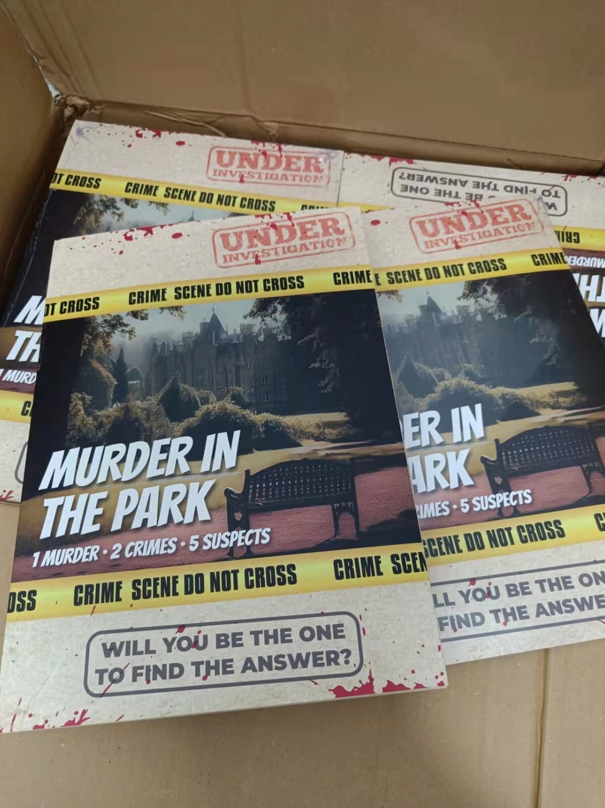 Unsolved murder mystery game - Cold Case Files Investigation Detective clues