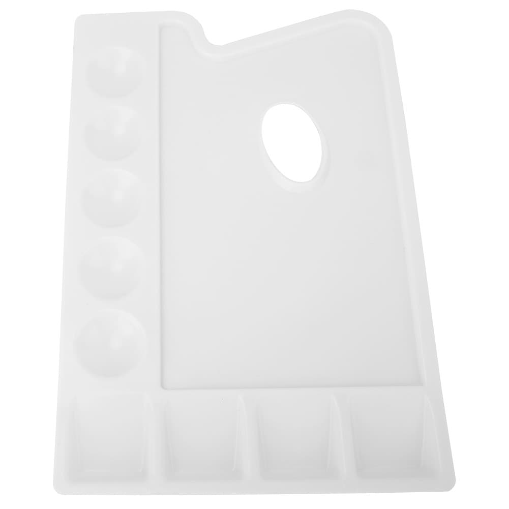 Plastic PVC Thickening Rectangle Oil Watercolor Palette Acrylic Painting Co OU