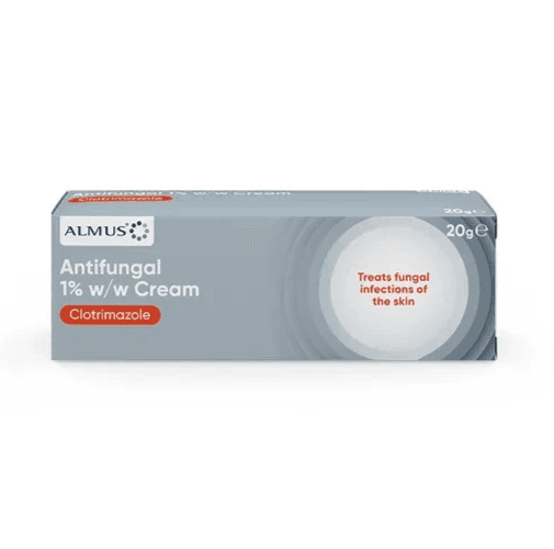 Clotrimazole Cream 1% - 20g - Thrush Nappy Rash Ringworm  CANESTEN Equivalent