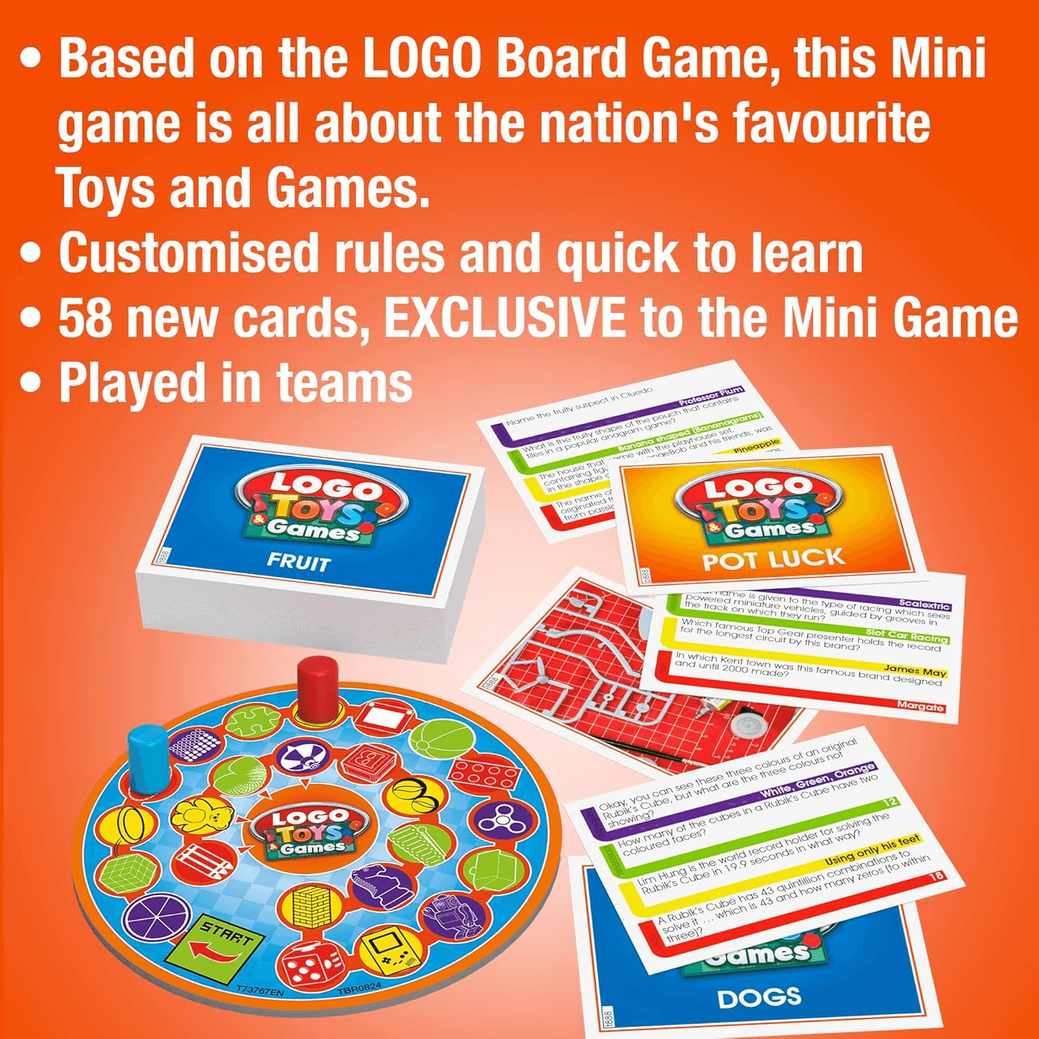 Drumond Park LOGO Toys and Games Mini Board Game | Fun for Groups – Adults and Famil view 2