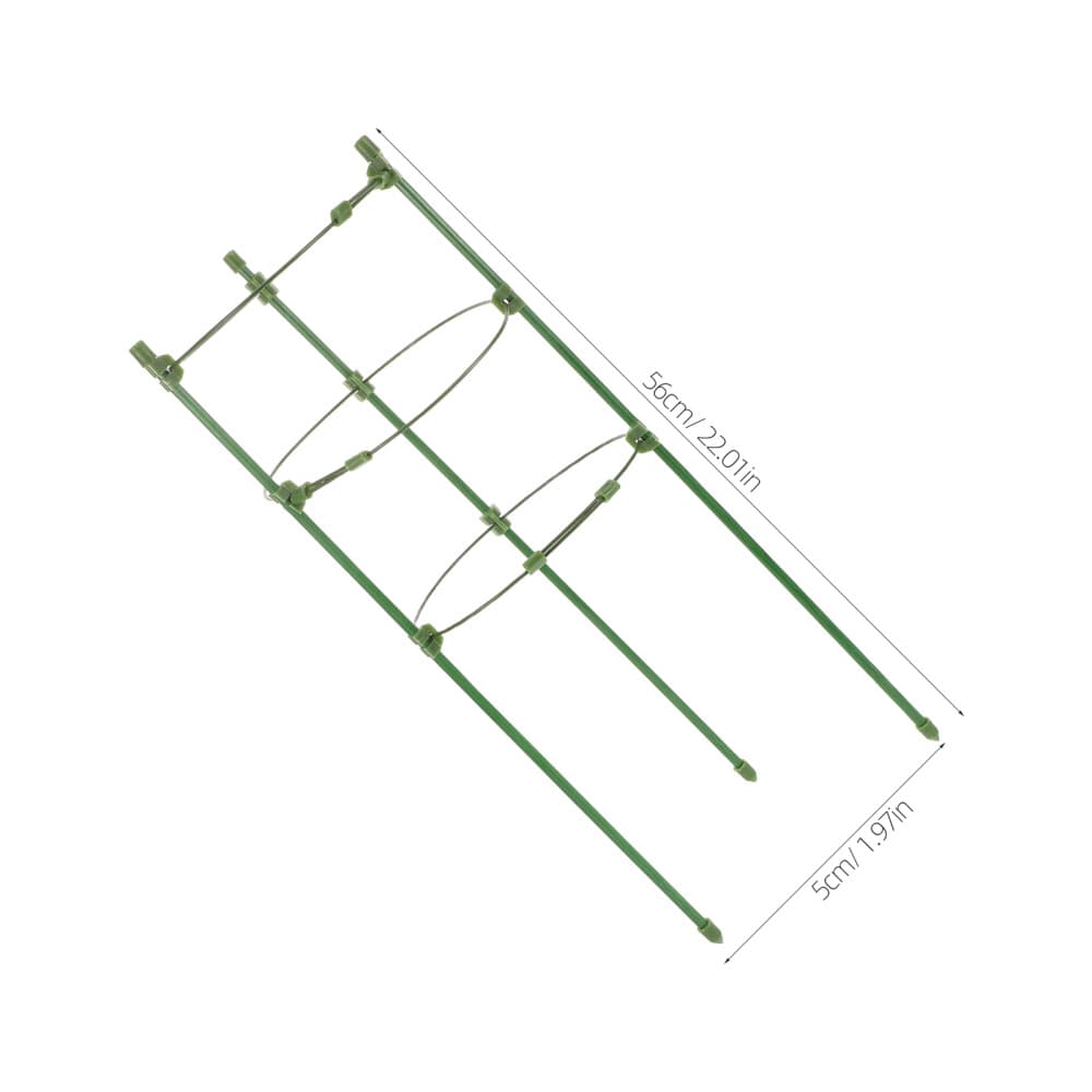 2 Sets Adjustable Tomato Trellis Climbing Vines Support Cucumber Plant view 2