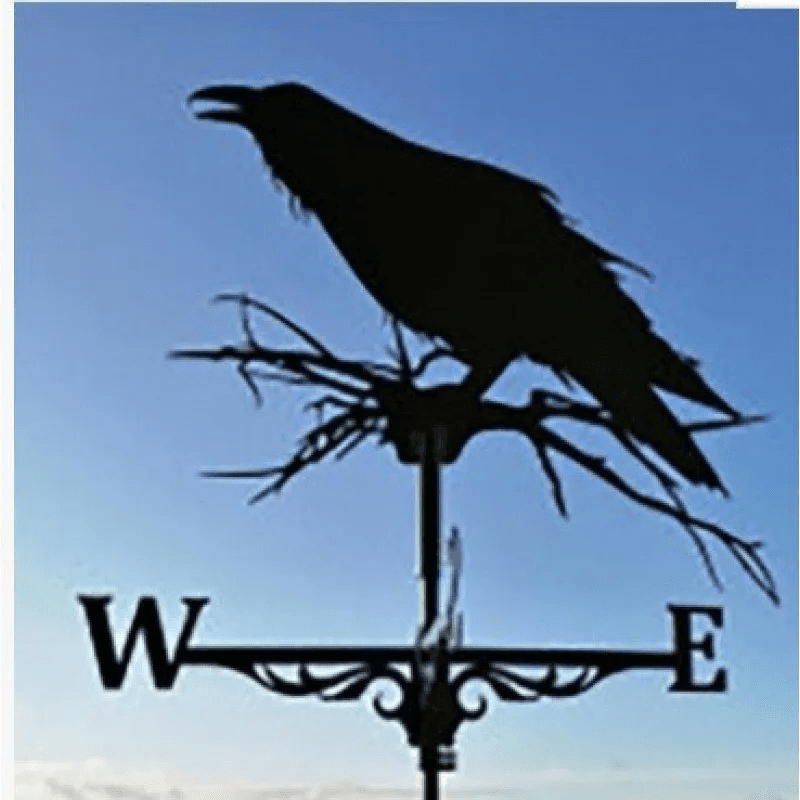 Witch Metal Weathervane Garden Wind Direction Roof Outdoor Decor UK Yard